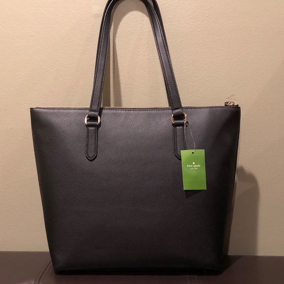 KATE♠️SPADE LARCHMONT AVE LOGO PENNY TOTE 3PC SET - Picture 3 of 8